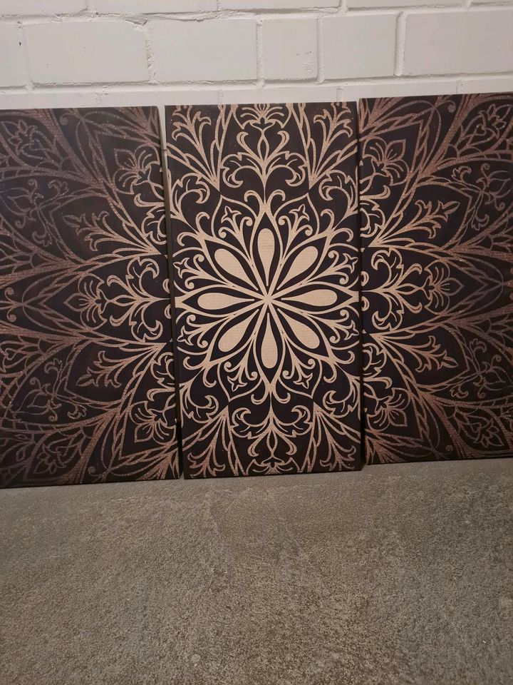 5 Teile Bild Mandala auf Holzrahmen in Göttingen