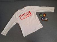 Langarmshirt Marvel mit Klettmotiven, weiß, Gr.116, Zara Stuttgart - Stuttgart-West Vorschau