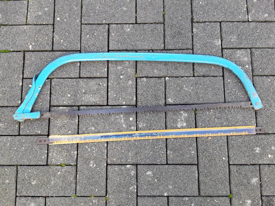 Bügelsäge Säge 80 cm 800 mm mit neuem Sägeblatt in Meckenheim