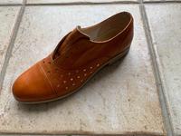 C. K. Mayer Damenhalbschuh braun Größe 40 Nappaleder Brandenburg - Mahlow Vorschau