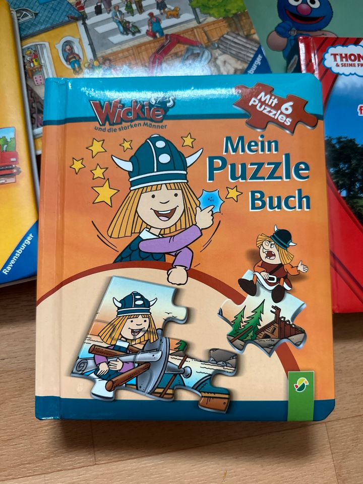 Kinderbücher 5 Stück im Set Wickie Thomas Sesamstr. Suchbuch in Dresden