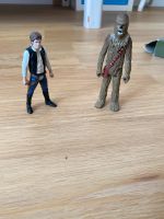 Zwei  Starwars Action Figuren Chewbaca und Han solo Bayern - Amberg Vorschau