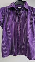 Street One Stretch-Bluse, Gr.42, lila gestreift Bayern - Hemau Vorschau