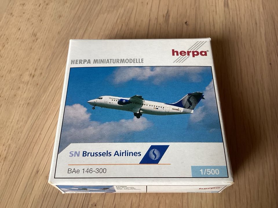 Herpa Wings SN Brussels Airlines BAe 146-300 in Laufach