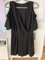 Sommer Zara Basic Jumpsuit schwarz cutout Schulter S NEU Bayern - Augsburg Vorschau