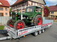 Transporte von Traktoren Baumaschinen und Fahrzeugen Thüringen - Kranichfeld Vorschau