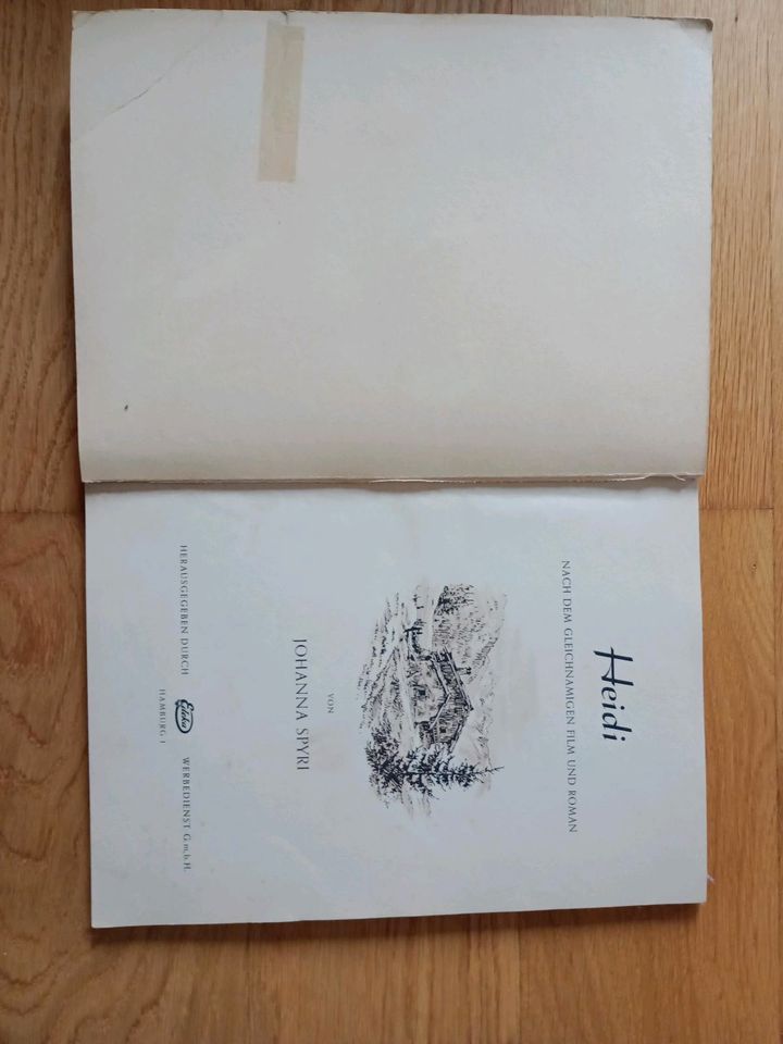 Sammelbilder Album Buch HEIDI Edeka alt Filmbilder in Westensee