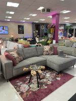 Ecksofa Akron - Feincord Taupe - 256x154 cm Nordrhein-Westfalen - Bocholt Vorschau