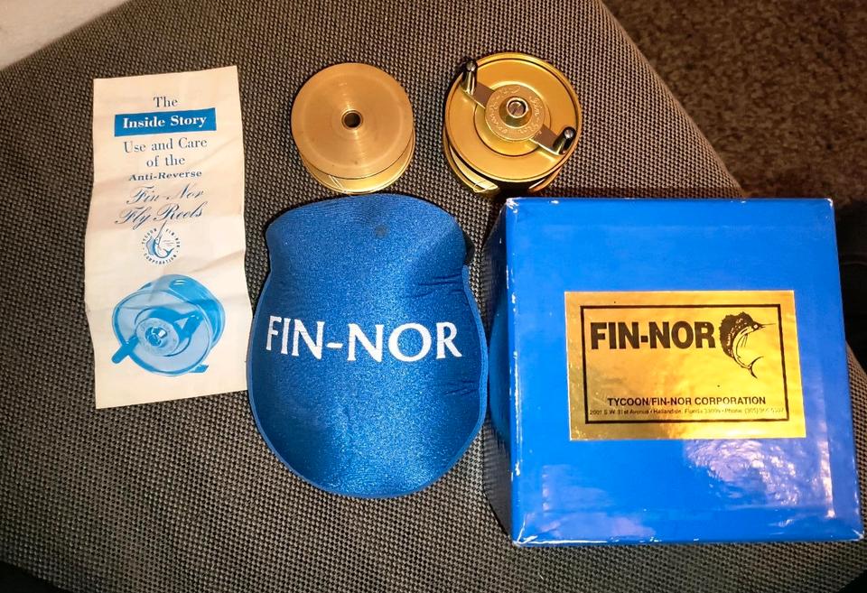 Fin-Nor  Nr 2 Fliegenrolle Mit Original Karton und Ersatz Spule in Leipzig