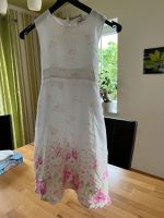 Topolino Sommerkleid Sommer Kleid 122 weiß Blumen Rosa Hessen - Großenlüder Vorschau
