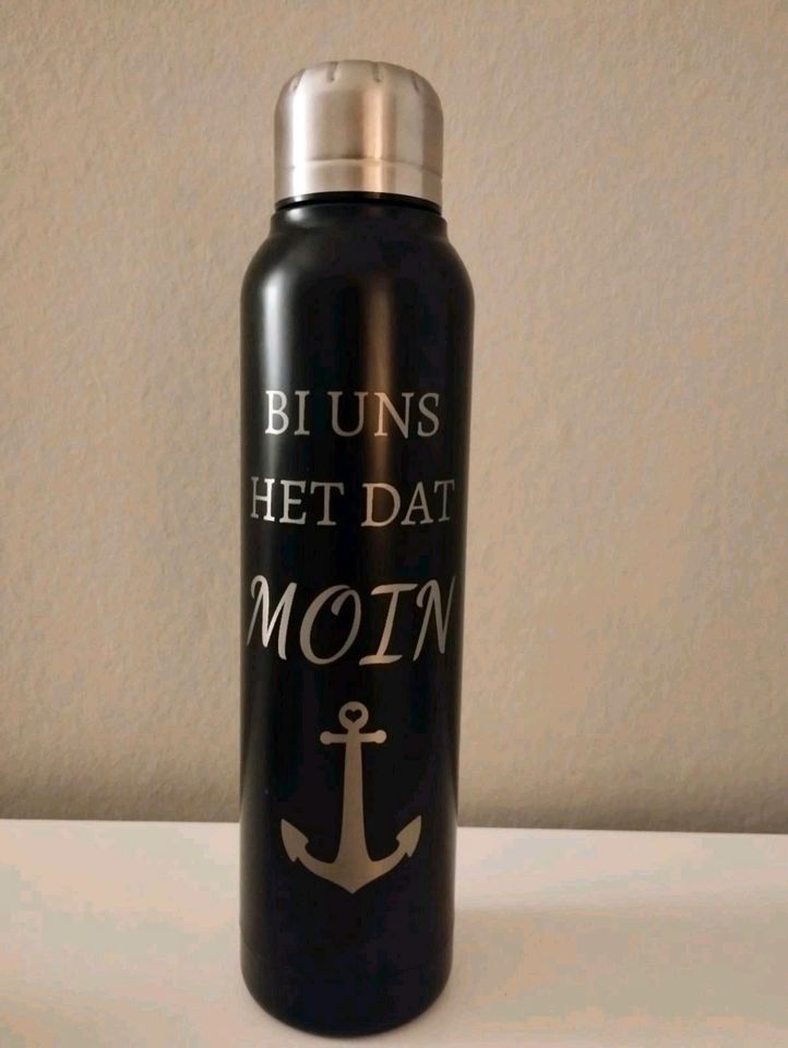 Edelstahlflasche, Sportflasche, personalisiert, Geschenk in Papenburg