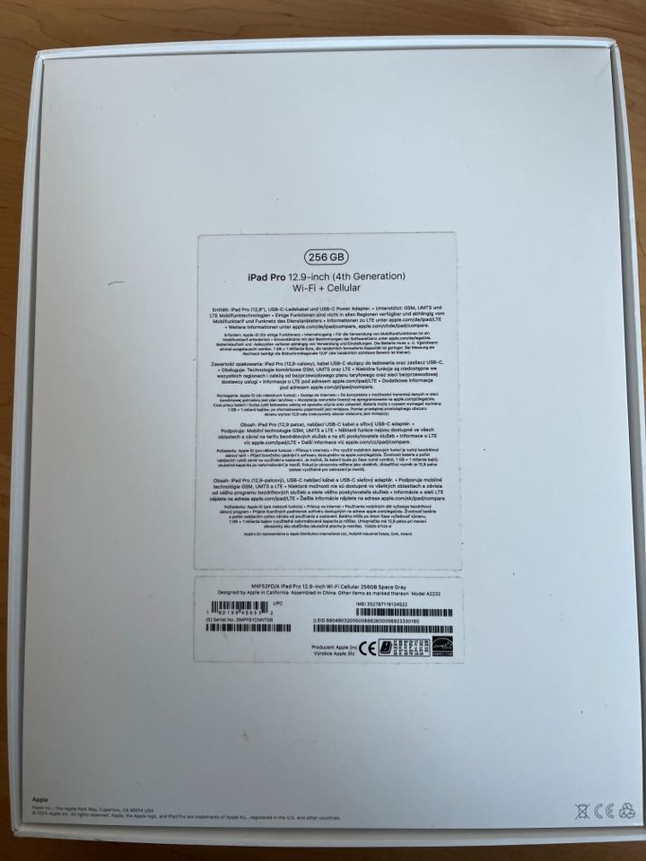 iPad Pro 12.9 4th Gen 256GB 4GLTE + Apple Magic Keyboard + Pencil in München