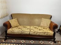 Massivholz Sitzgarnitur/ Antiquität/ Sitzmöbel/ Couch Nordrhein-Westfalen - Herne Vorschau