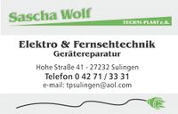 Radio und Fernsehtechniker Niedersachsen - Sulingen Vorschau