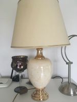 Lampe/Porzellan/Tischleuchte Gold beige Vintage/Stehlampe/marmori Bayern - Ebersberg Vorschau