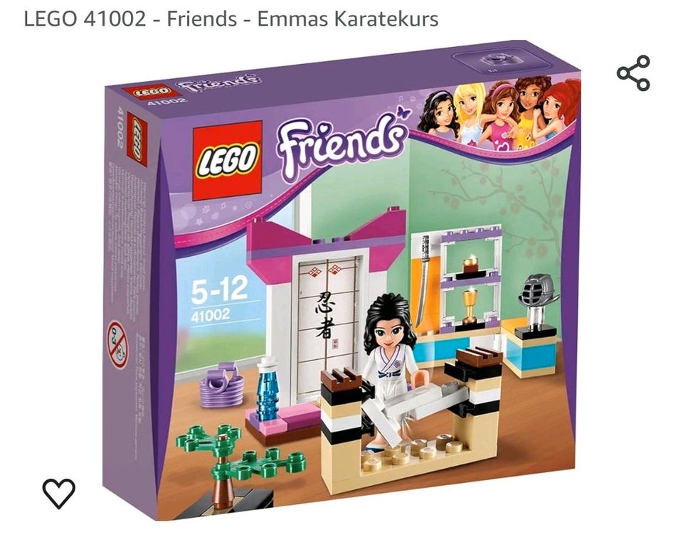 Lego Friends Emmas Karatehaus 41002 in Waldmünchen