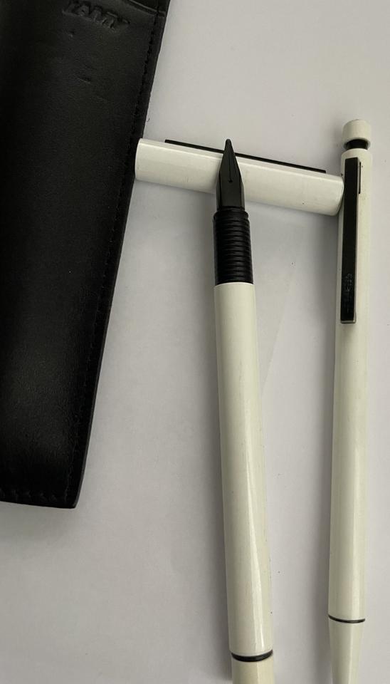 Lamy CP1 Weiß Füllfederhalter + Kugelschreiber  80 er Jahre in München