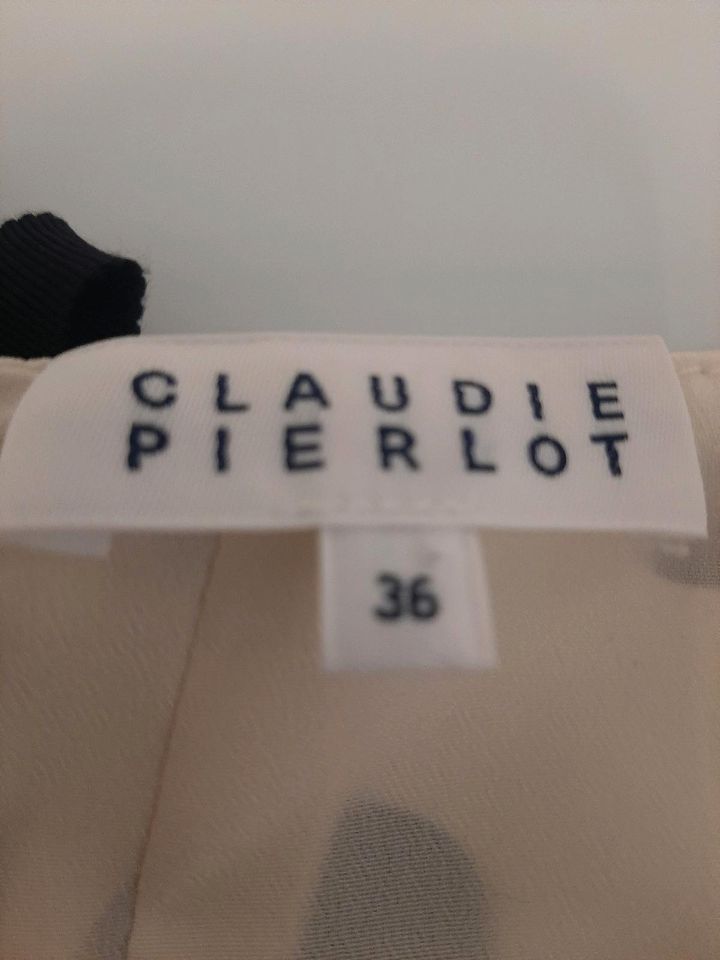 Claudie Pierlot Kleid Größe 36 weiss/blau in Mindelheim