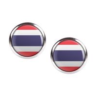 Mylery Ohrstecker Paar mit Motiv Thailand Bangkok Flagge silber v Hessen - Trendelburg Vorschau