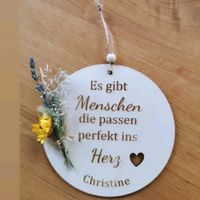 Holzschild für besondere Menschen/Freunde - Geschenkidee Bayern - Bissingen Vorschau