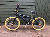 BMX Rad schwarz mit gelb für Kinder Wandsbek - Hamburg Bramfeld Vorschau