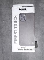 Hülle Cover Hama finest Touch grau Apple iPhone 12 pro Max Niedersachsen - Einbeck Vorschau