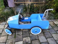 Tretauto Baghera Blau mit Krahn aus Metall - Retro Optik Leipzig - Anger-Crottendorf Vorschau