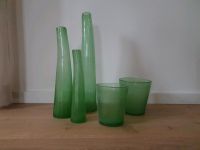 5 Vasen Glasvasen in grün, sehr guter Zustand Bayern - Bad Abbach Vorschau