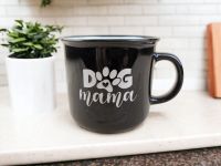 Vintage-Keramiktasse: Hundepfoten-Gravur, perfekt für Dog Mamas! Hütschenhausen - Katzenbach Vorschau