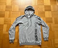 Adidas neo Hoodie Gr S Grau Hell Dunkel Kapuze Baden-Württemberg - Bad Schussenried Vorschau