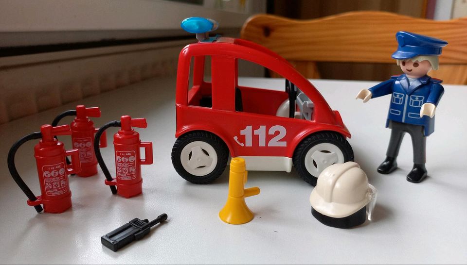 Brandmeisterfahrzeug, Playmobil 3177, Rarität.  mit Zubehör. in Berlin