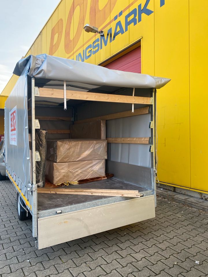 Anhänger Mieten 1500kg Planenanhänger Leihen für Umzug Transport in Hückelhoven