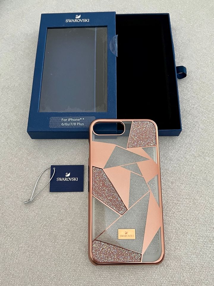 Swarovski Schutzhülle Glitzerhülle Case iPhone 6 6s 7 8 Plus in Mörfelden-Walldorf