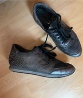 Mjus Sneaker Damen 40 schwarz grau Schlangenlederoptik Nordrhein-Westfalen - Brilon Vorschau