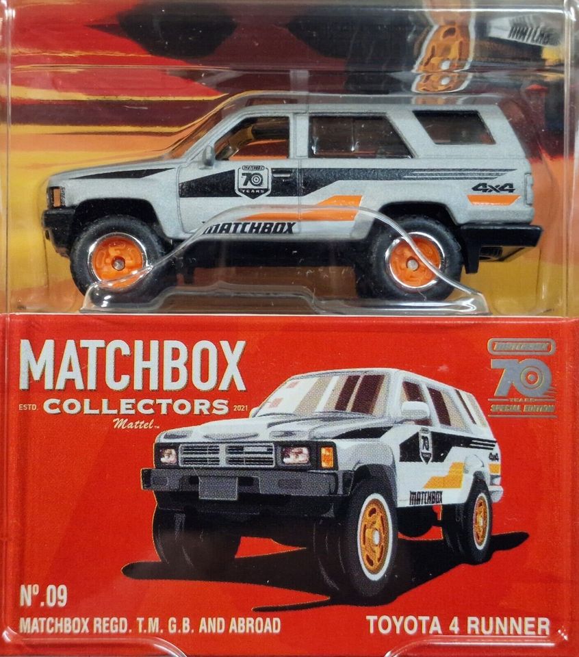 MATCHBOX COLLECTORS 2023 TOYOTA 4 RUNNER 70 JAHRE SPECIAL EDITION in Rödental