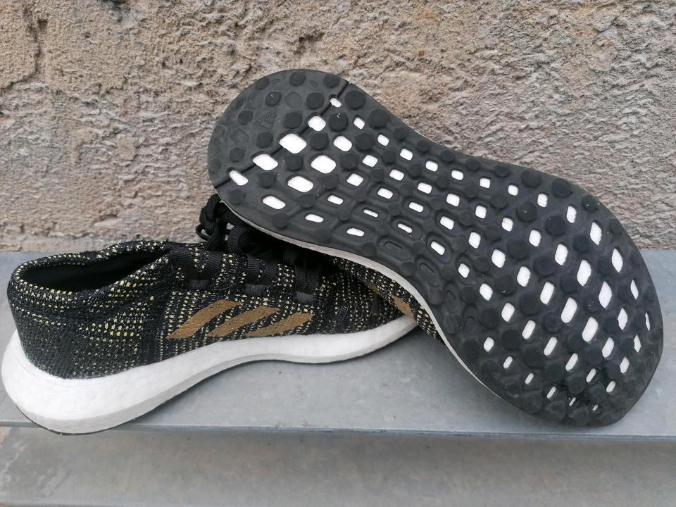 Adidas Damen PureBoost Sneaker schwarz gold Gr. 37 in Hessen Offenbach kleinanzeigen