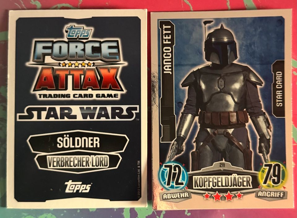 Star Wars Force Attax Movie Card Serie 1 Star Karten in Heilbronn