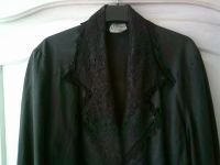 Wallis 12 38 40 Vintage Blazer Spitze schwarz 80er Jahre Gothic Frankfurt am Main - Nordend Vorschau