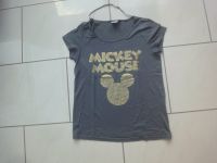 Disney T-Shirt Mickey Mouse Gr. XS, khaki mit gold Nordrhein-Westfalen - Troisdorf Vorschau
