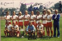 FC Bayern, München, Landesmeister 1975 - 8 Autogramme auf Foto Essen - Bredeney Vorschau