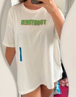 Tshirt mit Etikett, Reserved, Together, Shirt, weiß, grün Hessen - Hanau Vorschau