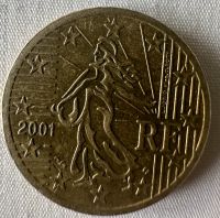 50 Cent Münze 2001 Bad Doberan - Landkreis - Ziesendorf Vorschau