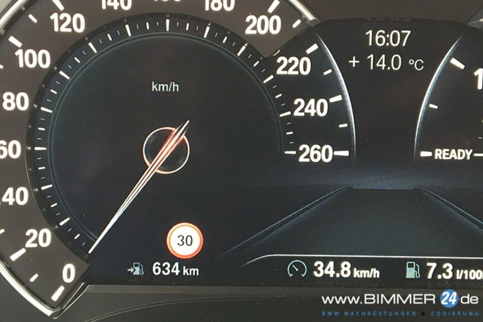 ⭐BMW SLI Speed Limit Info F10 F20 F30 F45 F46 F48 G01 G30 F56 F60 in Besigheim