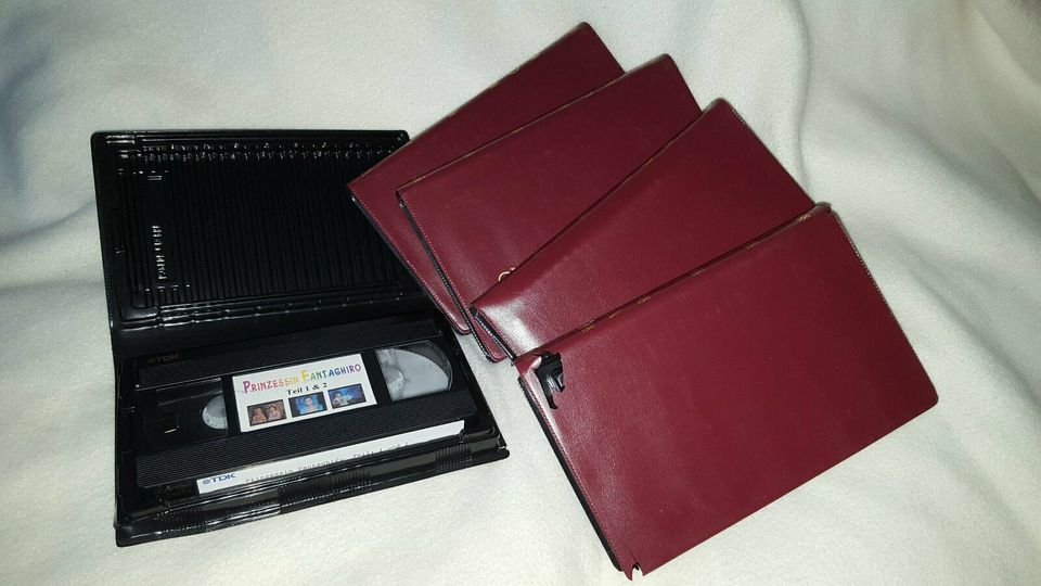 5 VHS (Leer-)Kassetten - TDK bespielt mit Buchhülle in Steinheim