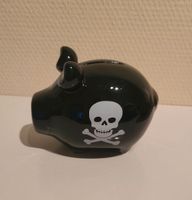 Sparschwein schwarz Pirat Totenkopf von KCG Hamburg-Nord - Hamburg Uhlenhorst Vorschau