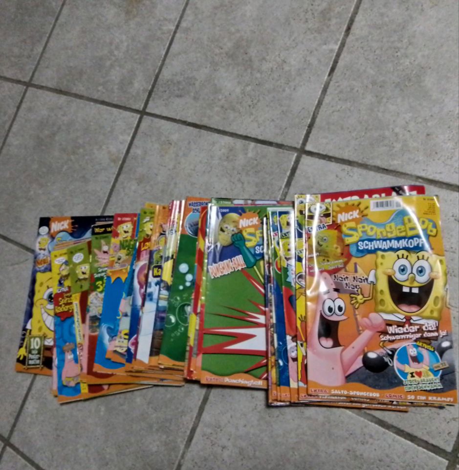 Spongebob Schwammkopf 47x Zeitschriften 2006-2009 vollständig in Verl