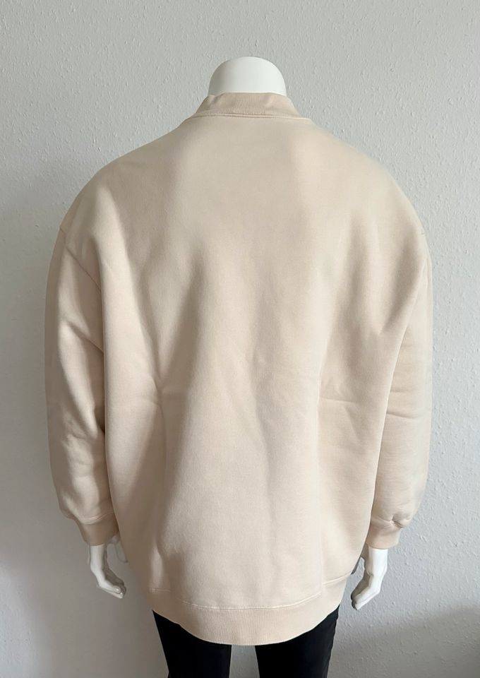 BALENCIAGA Herren Sweatshirt Gr S beige Oversize Logo in Krefeld