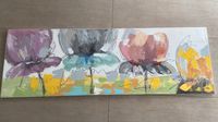 Bild, modern – 4 Blumen auf Leinwand in 150 x 50 cm Nordrhein-Westfalen - Herford Vorschau