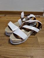 Damen-Plateauschuhe von H&M, Gold/Weiß, Gr. 40 Hessen - Rüsselsheim Vorschau