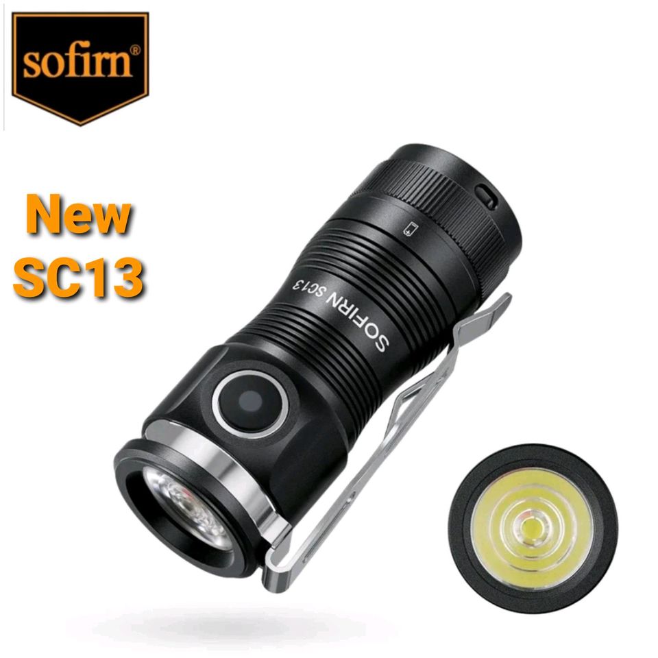 Sofirn SC13 Mini EDC Lampe 1300 lm 217 m USB-C magn. Endkappe in Düsseldorf